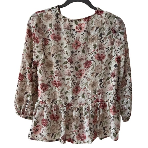 Good hart Matilda Jane zilker floral blouse small - Picture 2 of 10